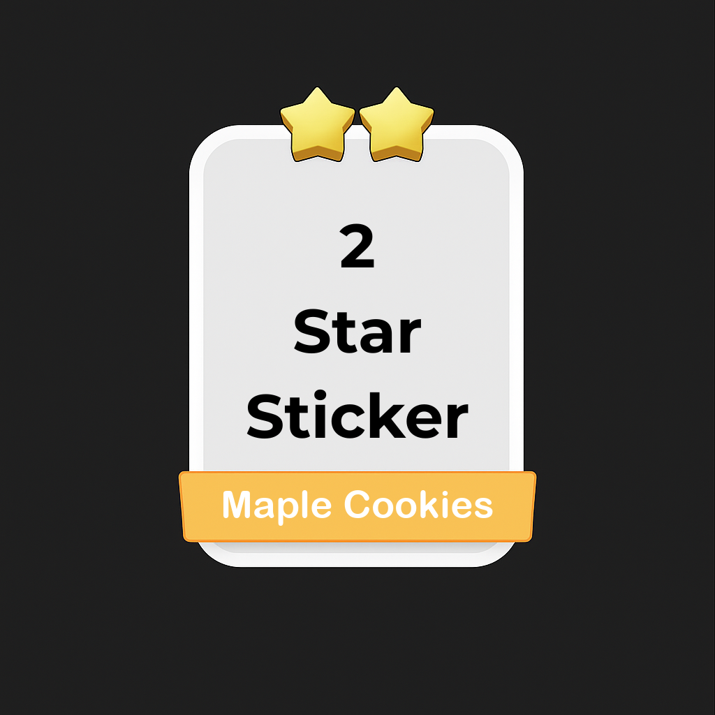 Maple Cookies
